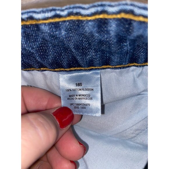 Women's Route 66 Classic Fit Denim Blue Jeans Size 16S Short NWT High Rise - Picture 11 of 11